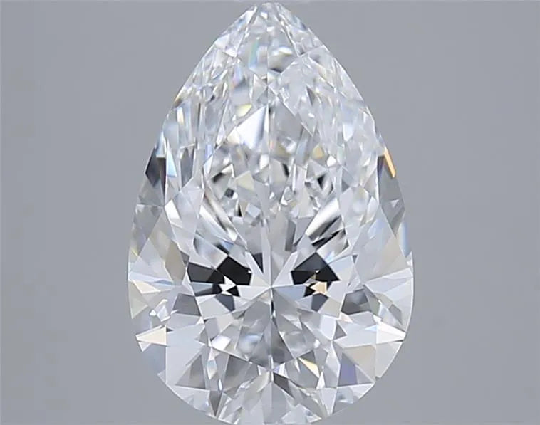 2.52ct Pear Lab Grown Diamond (Colour D, Clarity VVS1, IGI Certified)