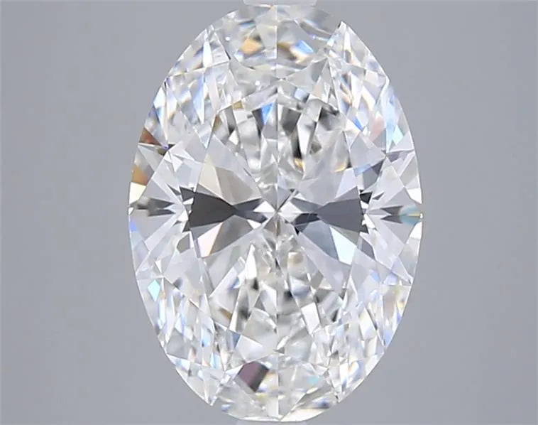 3.53ct Oval Lab Grown Diamond (Colour E, Clarity VVS2, IGI Certified)