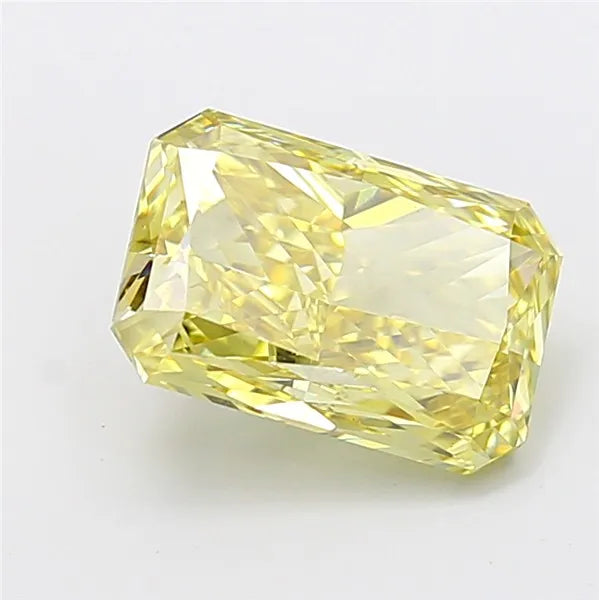 4.05ct Radiant Lab Grown Diamond (Colour Fancy Intense Yellow, Clarity VVS2, IGI Certified)