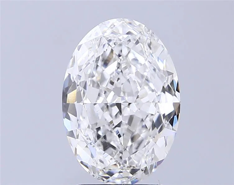 4.08ct Oval Lab Grown Diamond (Colour F, Clarity VVS2, IGI Certified)