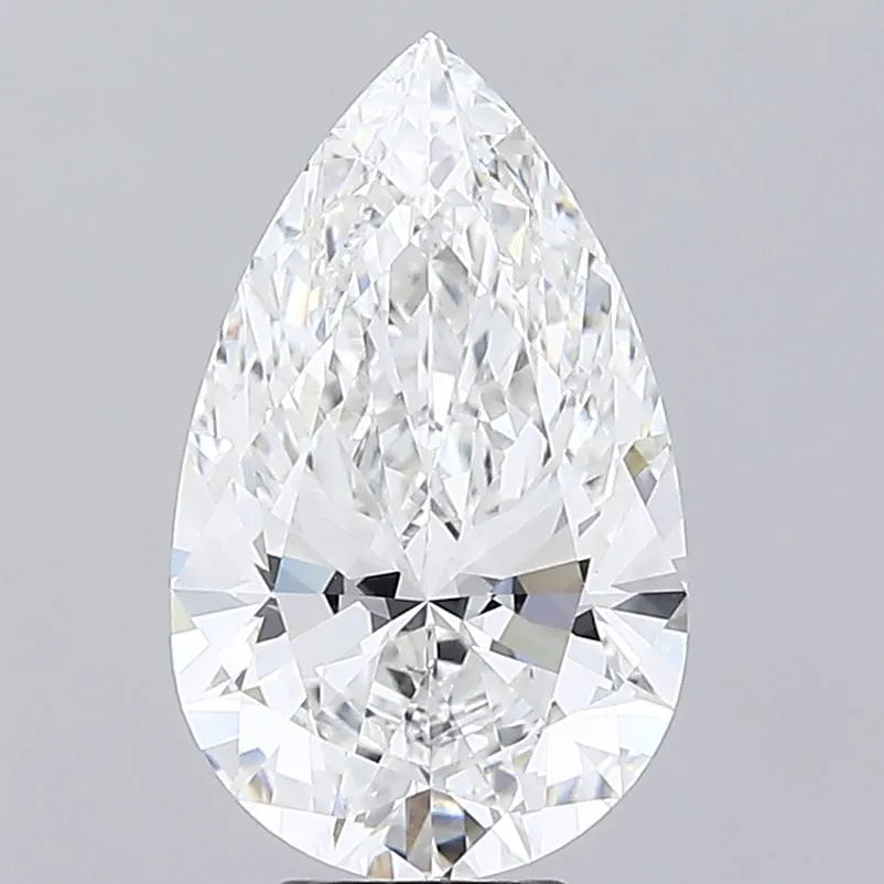 6.04ct Pear Lab Grown Diamond (Colour E, Clarity VVS2, IGI Certified)