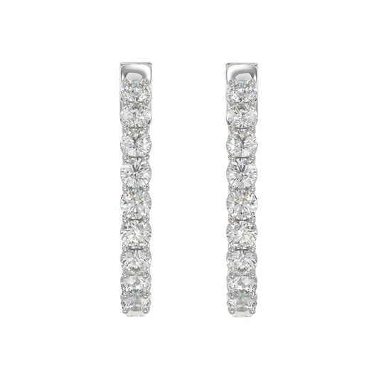10K White Gold, angled view