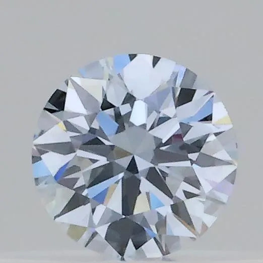 0.19ct Round Lab Grown Diamond (Colour Fancy Light Blue, Clarity VVS2, Cut EX, IGI Certified)