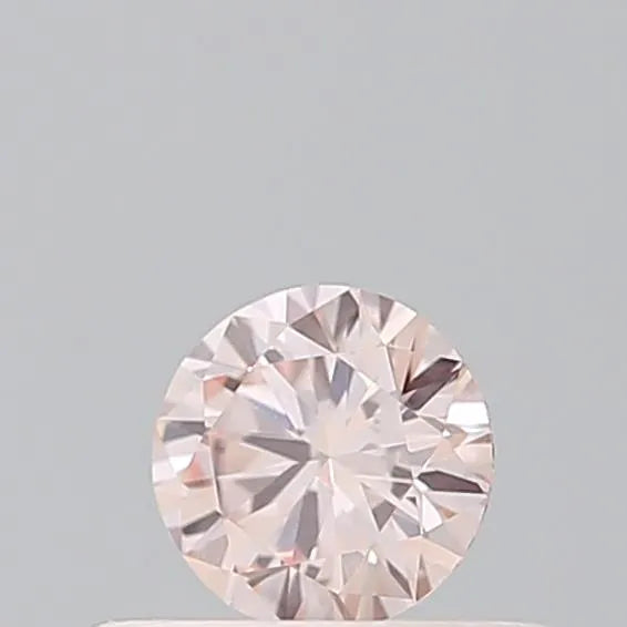 0.23ct Round Lab Grown Diamond (Colour Fancy Pink, Clarity VVS2, Cut EX, IGI Certified)