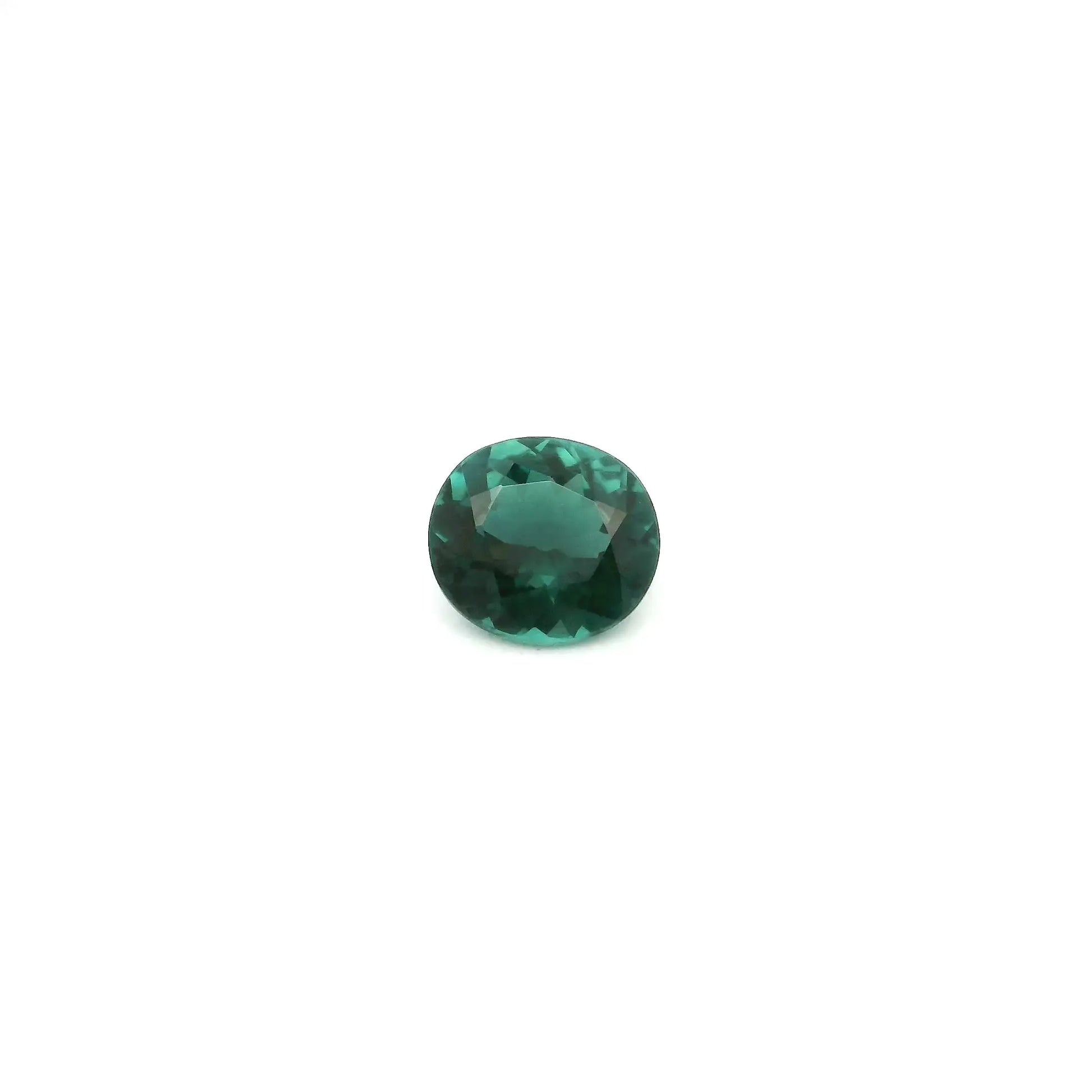 0.52ct Oval Natural Tourmaline (Colour Blue, Clarity Slightly Included, Cut Faceted)