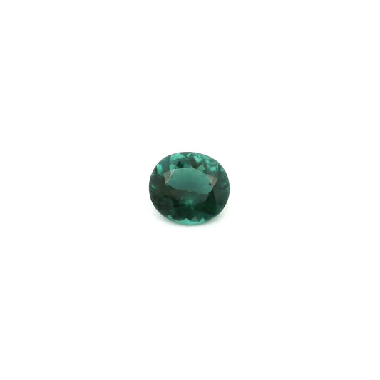 0.52ct Oval Natural Tourmaline (Colour Blue, Clarity Slightly Included, Cut Faceted)