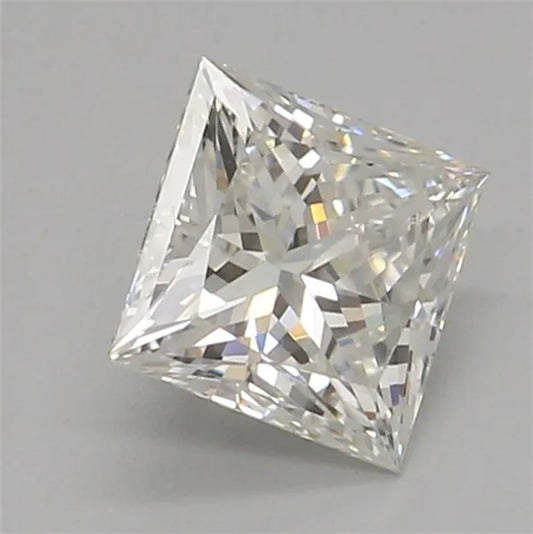0.53ct Princess Lab Grown Diamond (Colour G, Clarity VVS2, Cut EX, IGI Certified)
