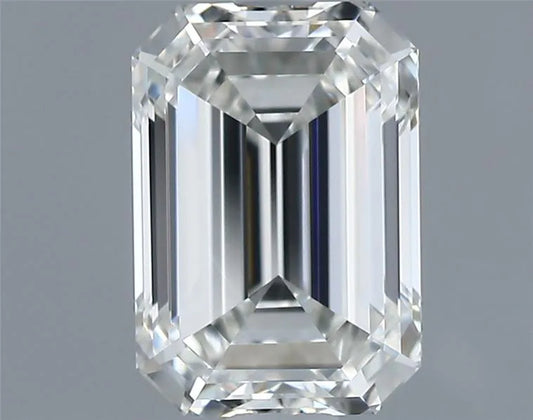 0.90ct Emerald Natural Diamond (Colour F, Clarity VVS2, GIA Certified)