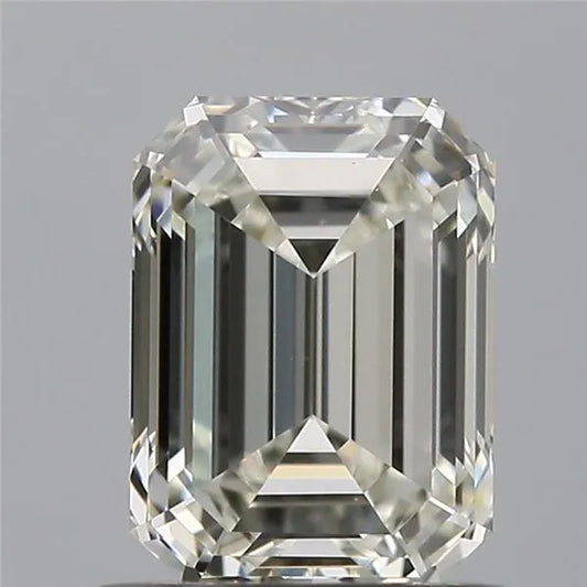 0.90ct Emerald Natural Diamond (Colour H, Clarity VVS2, Cut EX, IGI Certified)