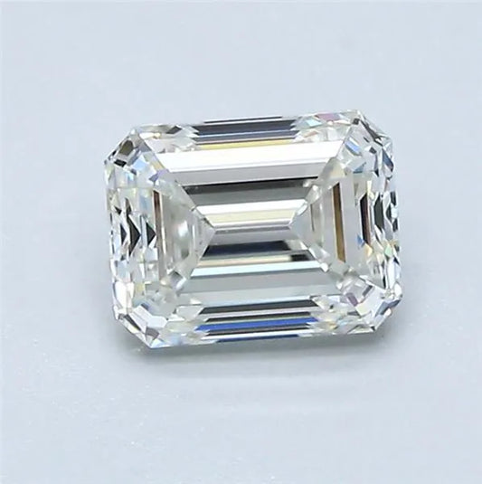 0.90ct Emerald Natural Diamond (Colour H, Clarity VVS2, Cut GD, GIA Certified)