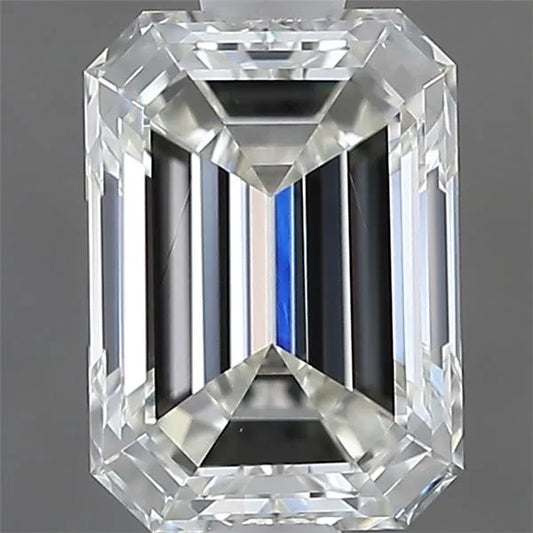 0.90ct Emerald Natural Diamond (Colour H, Clarity VVS2, Cut VG, IGI Certified)