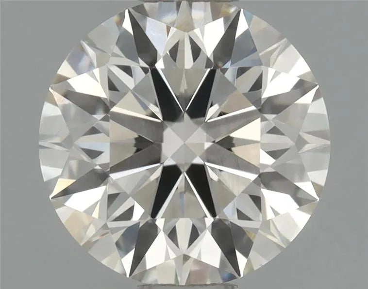0.90ct Round Natural Diamond (Colour Brown, Clarity VVS2, Cut EX, GIA Certified)