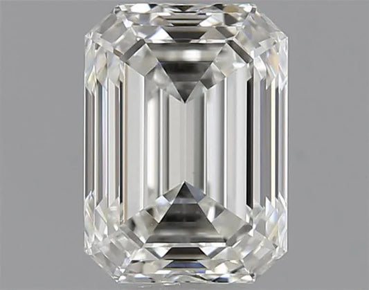 0.95ct Emerald Natural Diamond (Colour I, Clarity VVS2, Cut EX, GIA Certified)