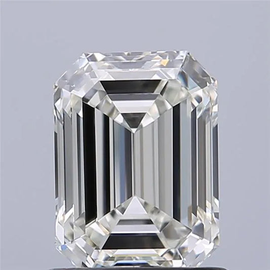 1.02ct Emerald Natural Diamond (Colour G, Clarity VVS1, Cut EX, IGI Certified)