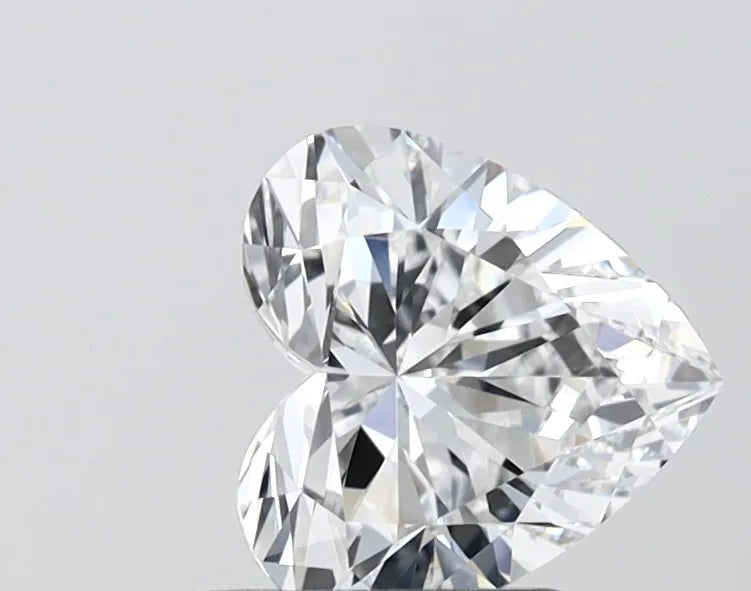 1.23ct Heart Lab Grown Diamond (Colour D, Clarity IF, IGI Certified)