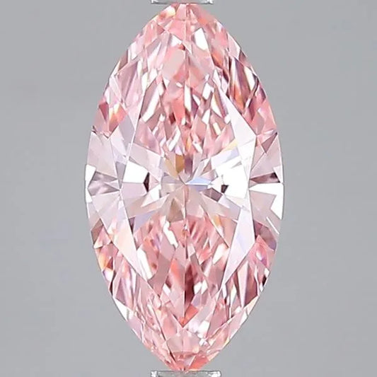 1.41ct Marquise Lab Grown Diamond (Colour Fancy Vivid Pink, Clarity VS1, IGI Certified)