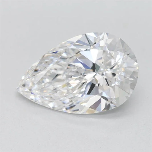 1.52ct Pear Lab Grown Diamond (Colour D, Clarity FL, IGI Certified)