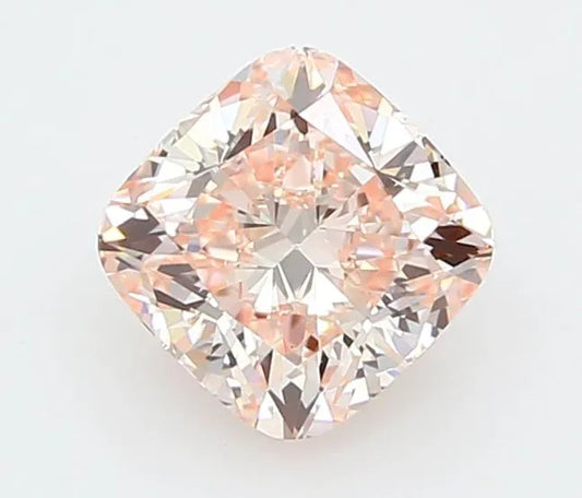 1.54ct Cushion modified Lab Grown Diamond (Colour Fancy Intense Pink, Clarity VVS2, IGI Certified)