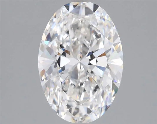 1.54ct Oval Lab Grown Diamond (Colour F, Clarity VVS2, IGI Certified)