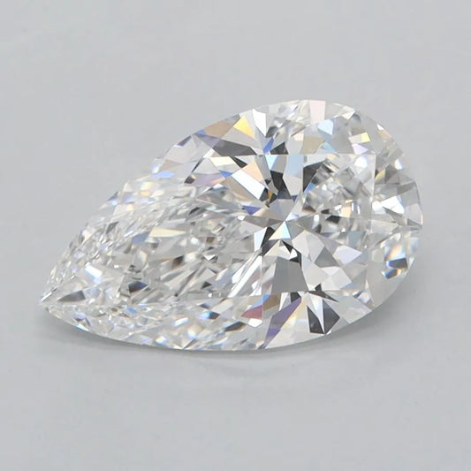 1.63ct Pear Lab Grown Diamond (Colour D, Clarity FL, IGI Certified)