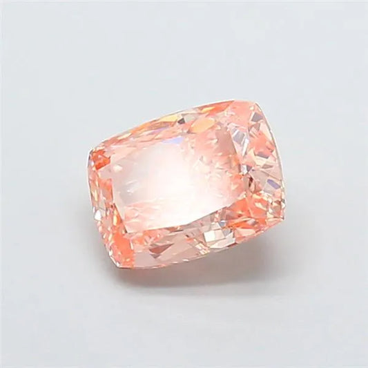 1.69ct Cushion modified Lab Grown Diamond (Colour Fancy Intense Orange Pink, Clarity VVS2, IGI Certified)