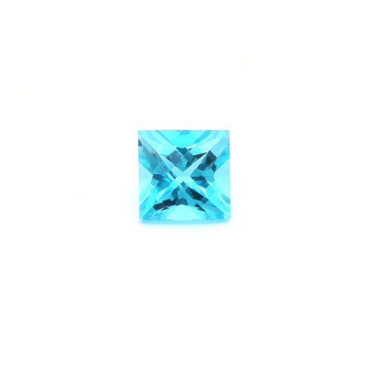 1.80ct Square Natural Topaz (Colour Blue, Clarity Eye Clean, Cut Faceted)