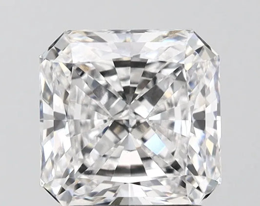 1.95ct Square radiant Lab Grown Diamond (Colour D, Clarity VVS2, IGI Certified)