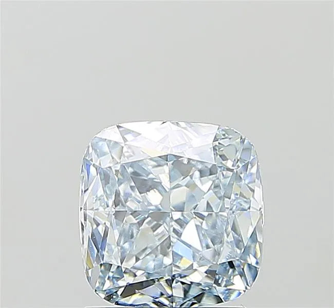 2.00ct Cushion modified Lab Grown Diamond (Colour Fancy Light Blue, Clarity VS1, IGI Certified)