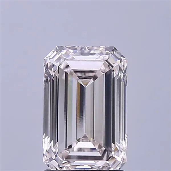 2.00ct Emerald Lab Grown Diamond (Colour G, Clarity VVS2, IGI Certified)