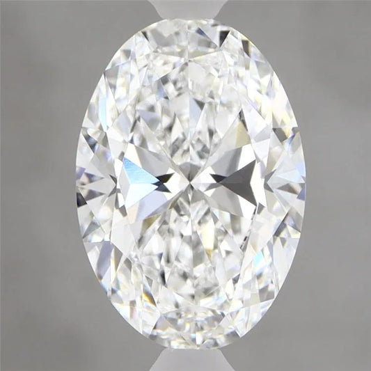 2.00ct Oval Lab Grown Diamond (Colour D, Clarity VVS1, IGI Certified)