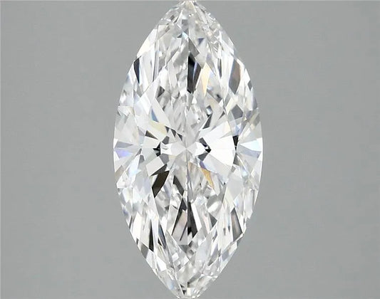 2.01ct Marquise Lab Grown Diamond (Colour D, Clarity IF, IGI Certified)