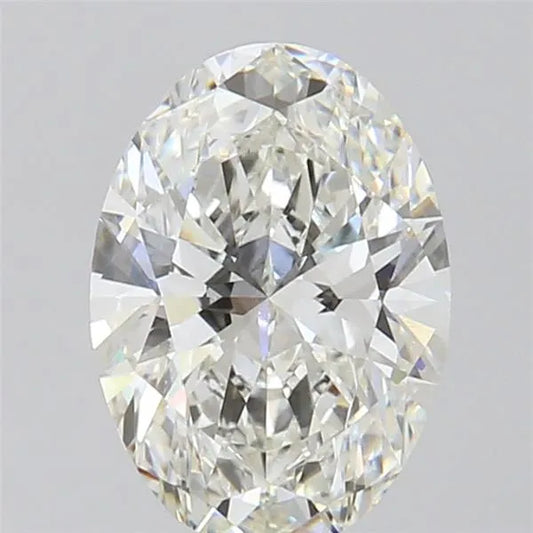 2.01ct Oval Lab Grown Diamond (Colour G, Clarity VVS2, IGI Certified)