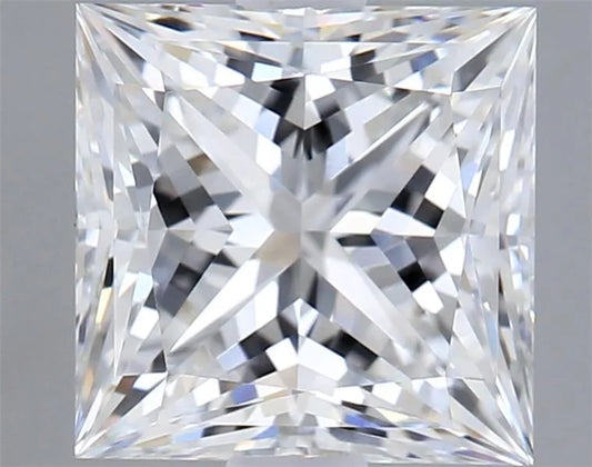 2.02ct Princess Lab Grown Diamond (Colour E, Clarity VVS2, IGI Certified)