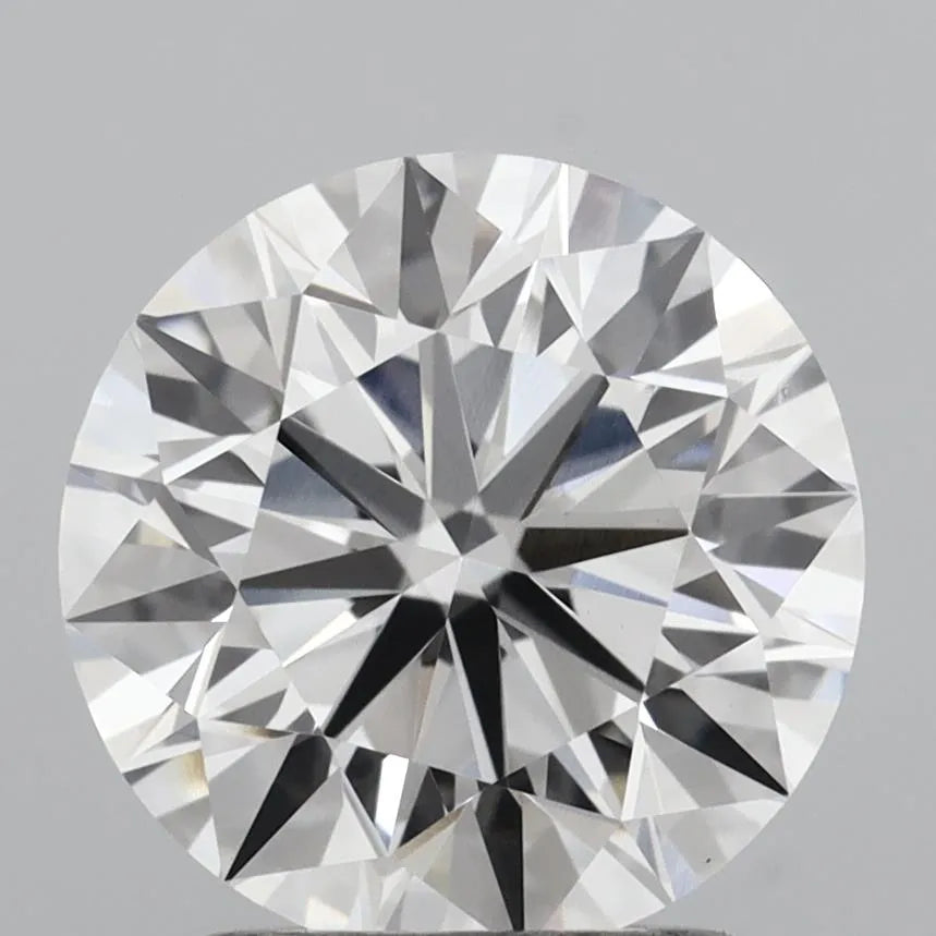 2.03ct Round Lab Grown Diamond (Colour E, Clarity VS1, Cut EX, IGI Certified)