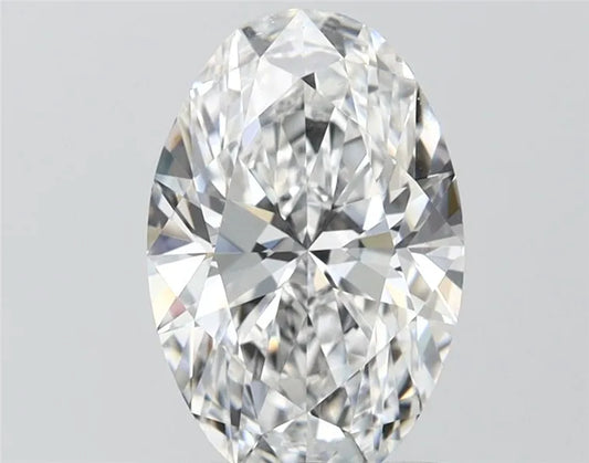 2.06ct Oval Lab Grown Diamond (Colour E, Clarity VVS1, IGI Certified)