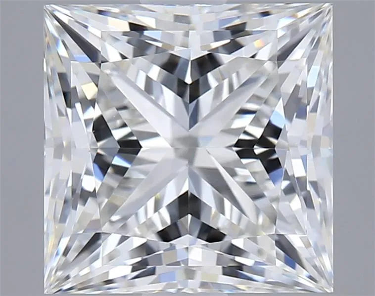2.06ct Princess Lab Grown Diamond (Colour G, Clarity VVS2, IGI Certified)