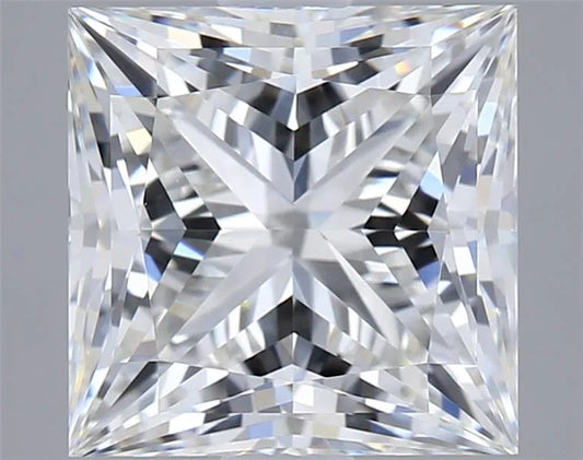 2.06ct Princess Lab Grown Diamond (Colour G, Clarity VVS2, IGI Certified)