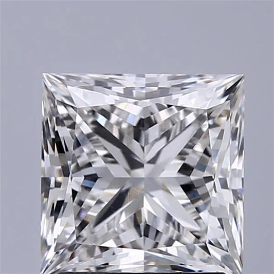 2.07ct Princess Lab Grown Diamond (Colour F, Clarity VVS2, IGI Certified)