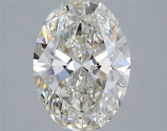2.10ct Oval Lab Grown Diamond (Colour H, Clarity VVS2, IGI Certified)