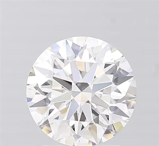 2.10ct Round Lab Grown Diamond (Colour E, Clarity VVS1, Cut ID, IGI Certified)