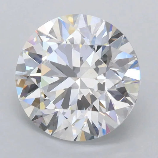 2.20ct Round Lab Grown Diamond (Colour D, Clarity FL, Cut ID, IGI Certified)