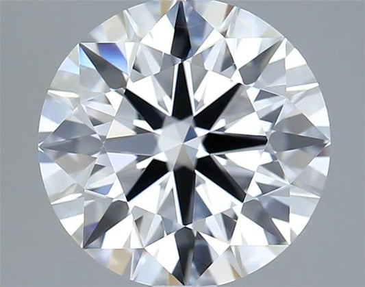 2.22ct Round Lab Grown Diamond (Colour D, Clarity IF, Cut ID, IGI Certified)