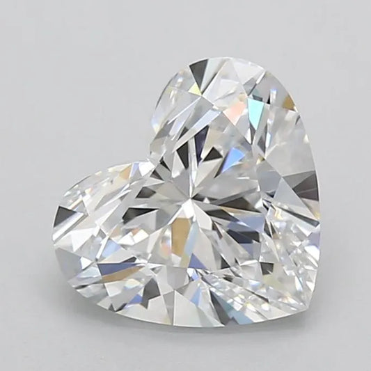2.40ct Heart Lab Grown Diamond (Colour D, Clarity VVS1, GIA Certified)