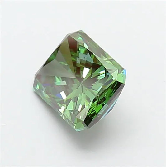 2.48ct Radiant Lab Grown Diamond (Colour Fancy Vivid Green, Clarity VS1, IGI Certified)