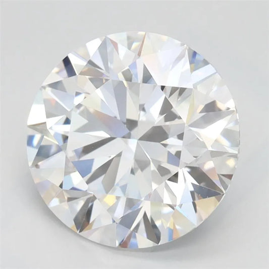 2.48ct Round Lab Grown Diamond (Colour D, Clarity IF, Cut ID, IGI Certified)