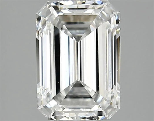 2.50ct Emerald Lab Grown Diamond (Colour E, Clarity VVS2, IGI Certified)