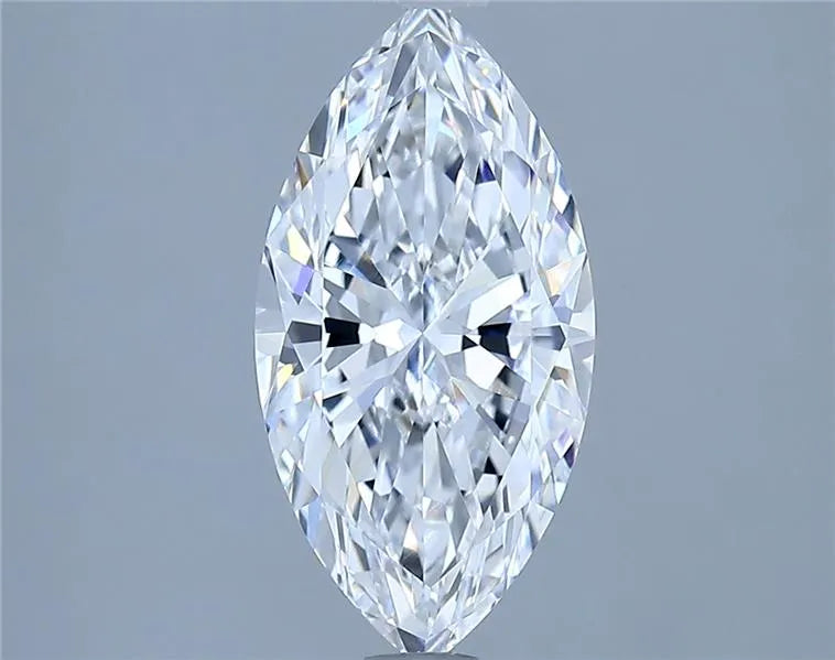 2.50ct Marquise Lab Grown Diamond (Colour D, Clarity VVS1, IGI Certified)