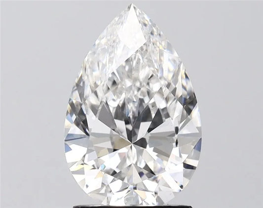 2.50ct Pear Lab Grown Diamond (Colour E, Clarity VS2, IGI Certified)
