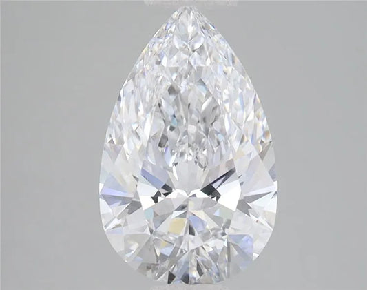 2.50ct Pear Lab Grown Diamond (Colour E, Clarity VVS2, IGI Certified)