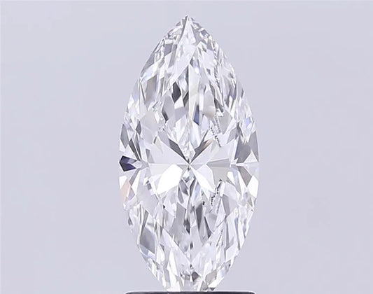 2.53ct Marquise Lab Grown Diamond (Colour F, Clarity VVS1, IGI Certified)